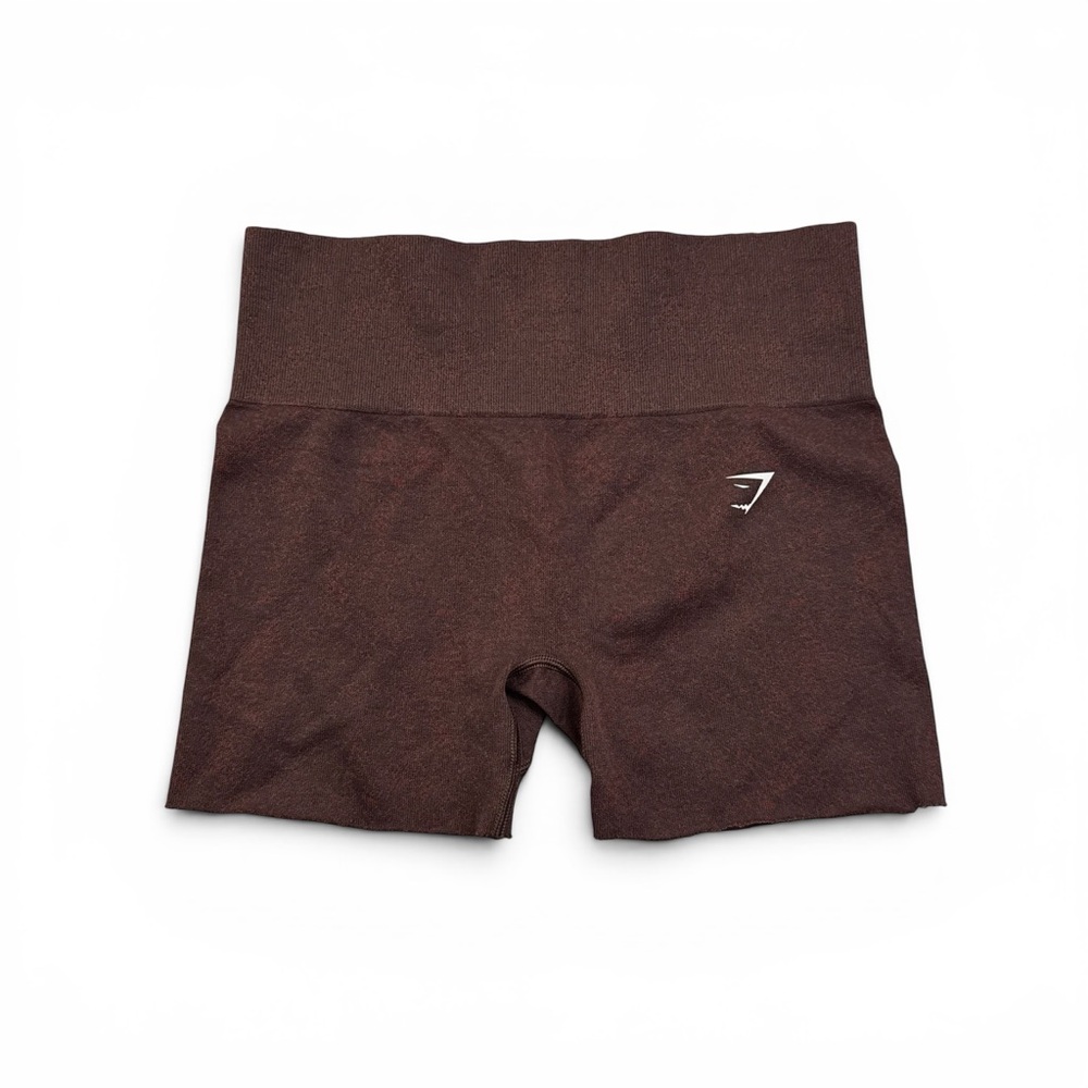 Gymshark Seamless Shorts Women’s Small Brown High Waist 3” Inseam